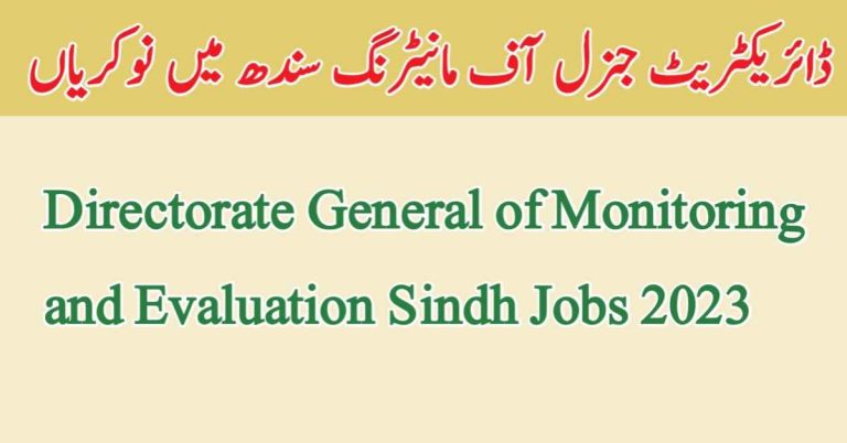 Directorate General of M&E Sindh Education Literacy Department