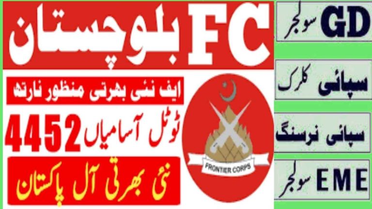 FC Balochistan North Jobs 2023