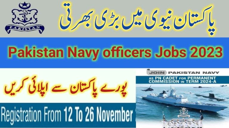 Join Pak Navy as PN Cadet(2024-A)|Register Online www.joinpaknavy.gov.pk